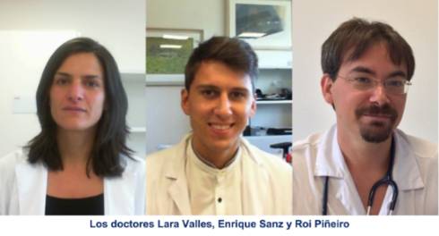 2022 07 29 Los doctores Lara Valles, Enrique Sanz y Roi Piñeiro