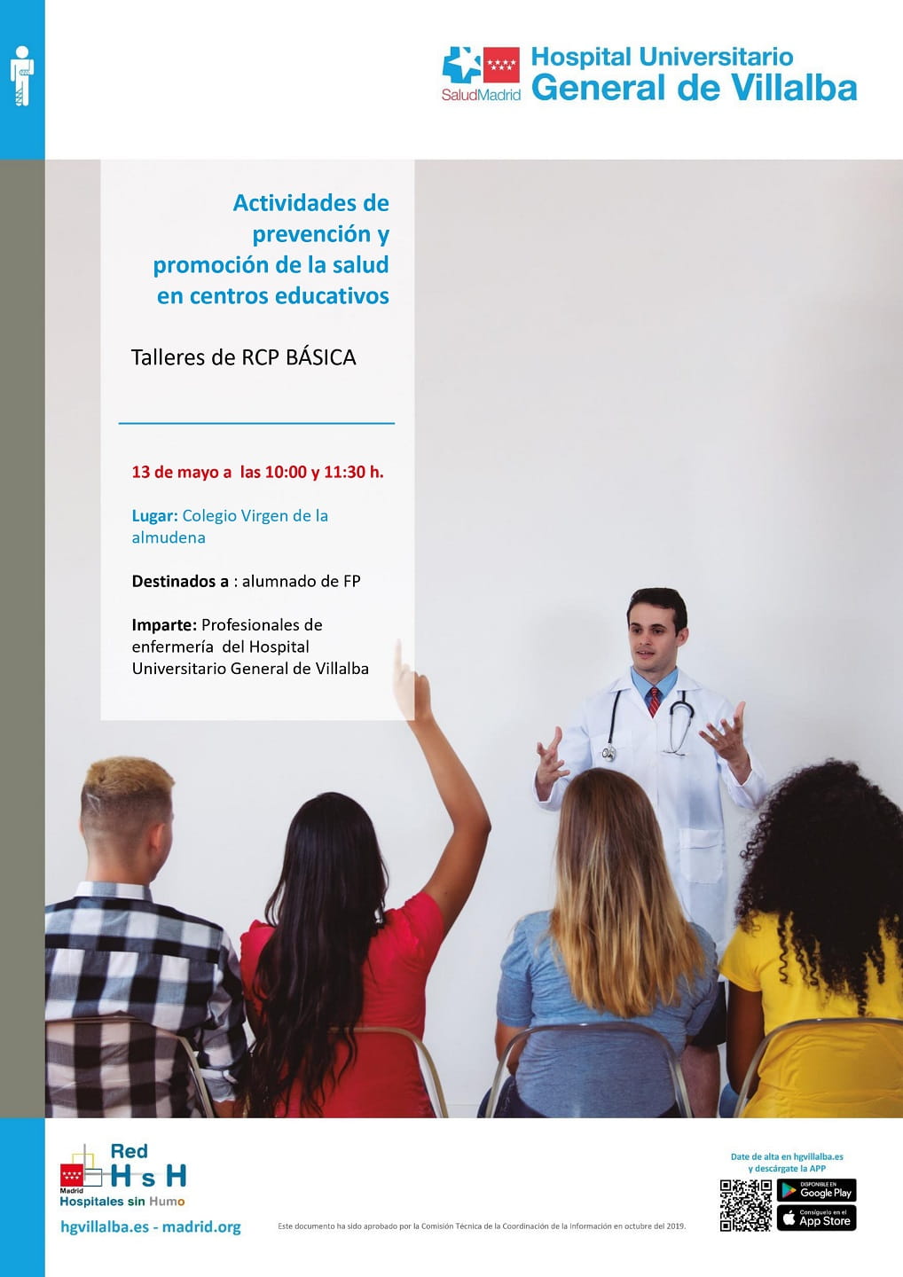 Talleres RCP básica- Colegio Virgen de la Almudena
